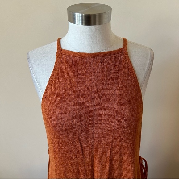 Cult Gaia Remi Knit Tie Waist Halter Maxi Dress 26130 - Picture 6 of 12